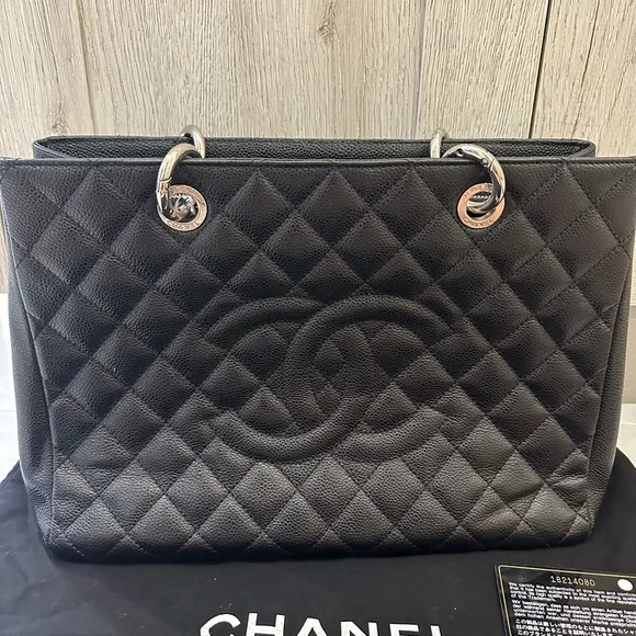 Chanel caviar classic tote grand shopper - Picture 1 of 11